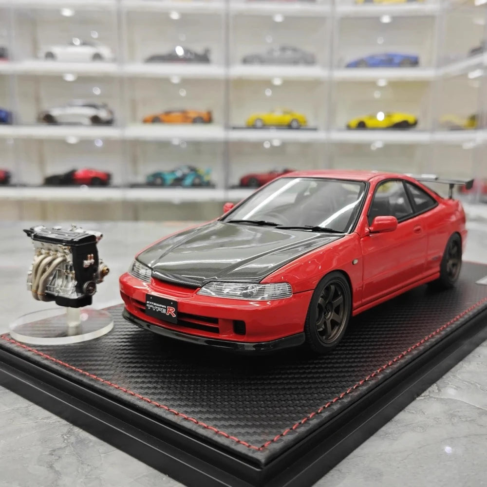 [Ignition] 1:18 Honda 1995 Integra Type R DC2 rouge & noir voiture miniature Resin