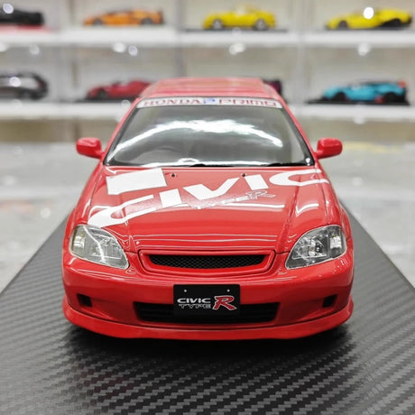 [Ignition] 1:18 Honda 1997 Civic Type R EK9 Red Model Car Resin