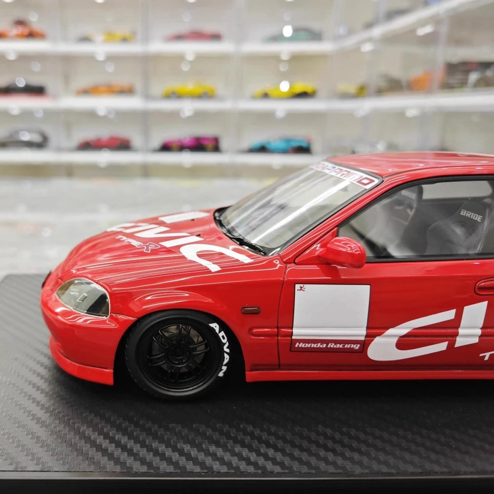 [Ignition] 1:18 Honda 1997 Civic Type R EK9 Red Model Car Resin