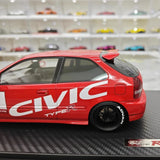 [Ignition] 1:18 Honda 1997 Civic Type R EK9 Red Model Car Resin