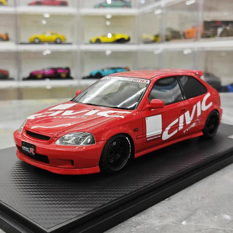 [Ignition] 1:18 Honda 1997 Civic Type R EK9 Red Model Car Resin