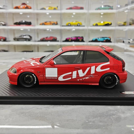 [Ignition] 1:18 Honda 1997 Civic Type R EK9 Red Model Car Resin