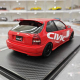 [Ignition] 1:18 Honda 1997 Civic Type R EK9 Red Model Car Resin