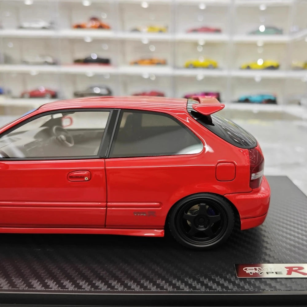 [Ignition] 1:18 Honda 1997 Civic Type R EK9 Black & Red Model Car Resin