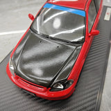 [Ignition] 1:18 Honda 1997 Civic Type R EK9 nero & rosso modellino di auto resina