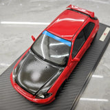 [Ignition] 1:18 Honda 1997 Civic Type R EK9 nero & rosso modellino di auto resina