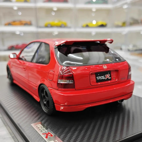 [Ignition] 1:18 Honda 1997 Civic Type R EK9 Black & Red Model Car Resin