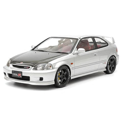 [Ignition] 1:18 Honda 1997 Civic Type R EK9 Silver & Black Model Car Resin