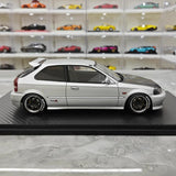 [Ignition] 1:18 Honda 1997 Civic Type R EK9 シルバー & ブラック モデルカー レジン