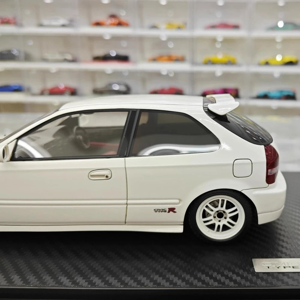 [Ignition] 1:18 Honda 1997 Civic Type R EK9 White Model Car Resin