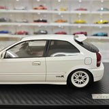 [Ignition] 1:18 Honda 1997 Civic Type R EK9 bianco modellino di auto resina