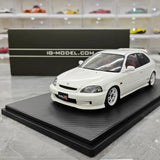 [Ignition] 1:18 Honda 1997 Civic Type R EK9 bianco modellino di auto resina