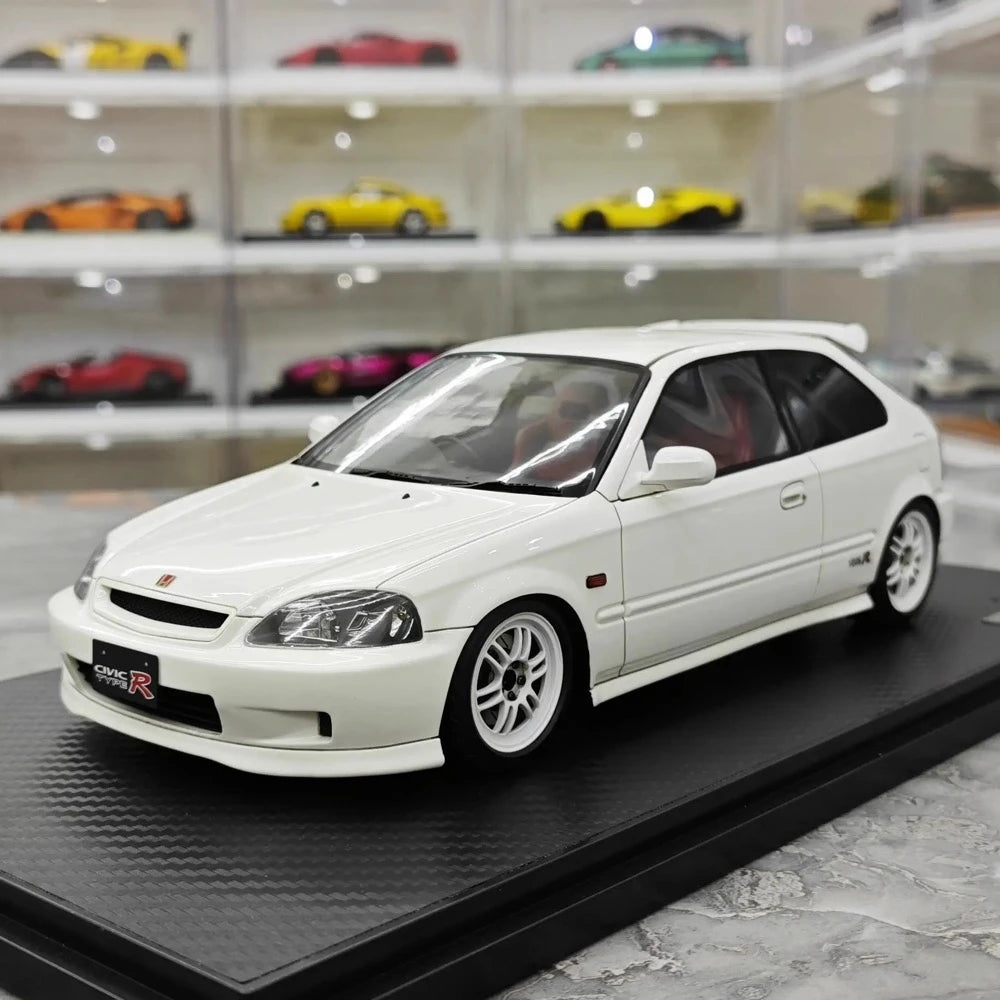 [Ignition] 1:18 Honda 1997 Civic Type R EK9 White Model Car Resin