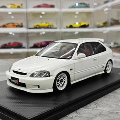 [Ignition] 1:18 Honda 1997 Civic Type R EK9 White Model Car Resin