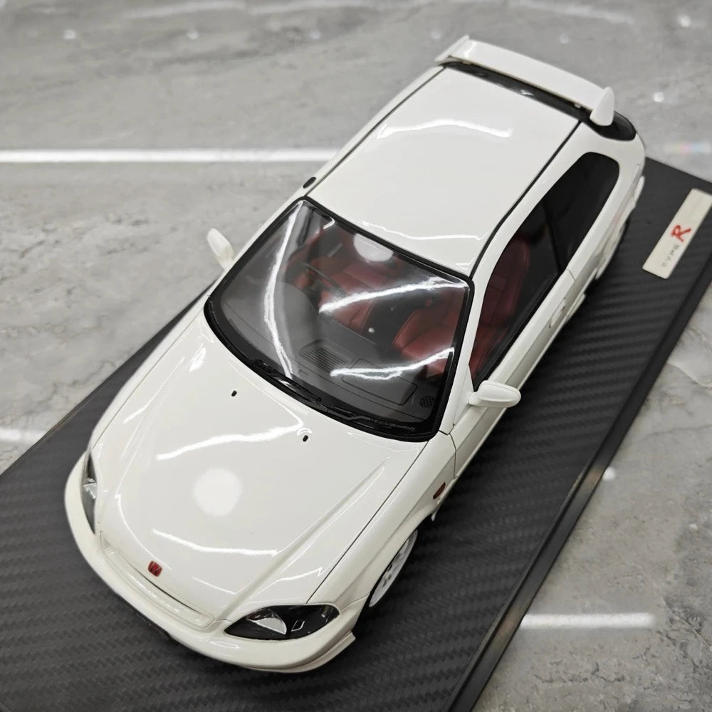 [Ignition] 1:18 Honda 1997 Civic Type R EK9 White Model Car Resin