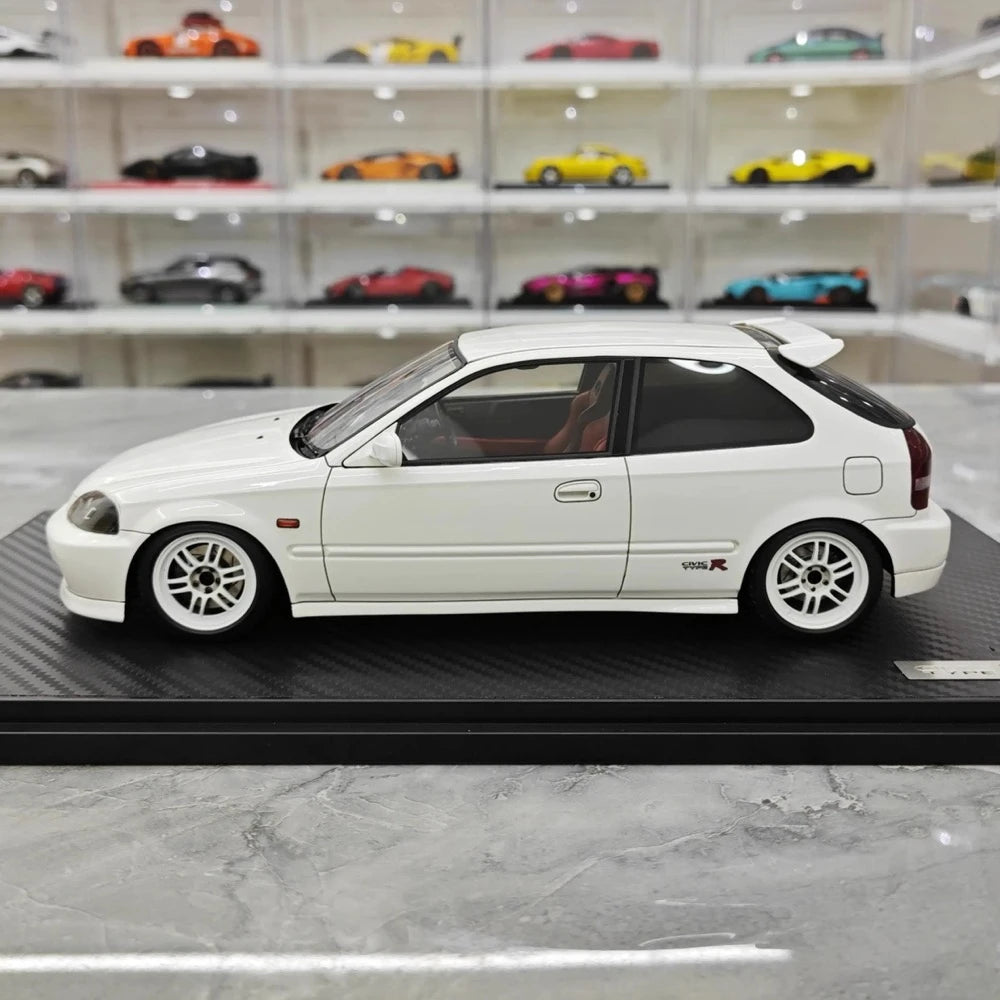 [Ignition] 1:18 Honda 1997 Civic Type R EK9 White Model Car Resin