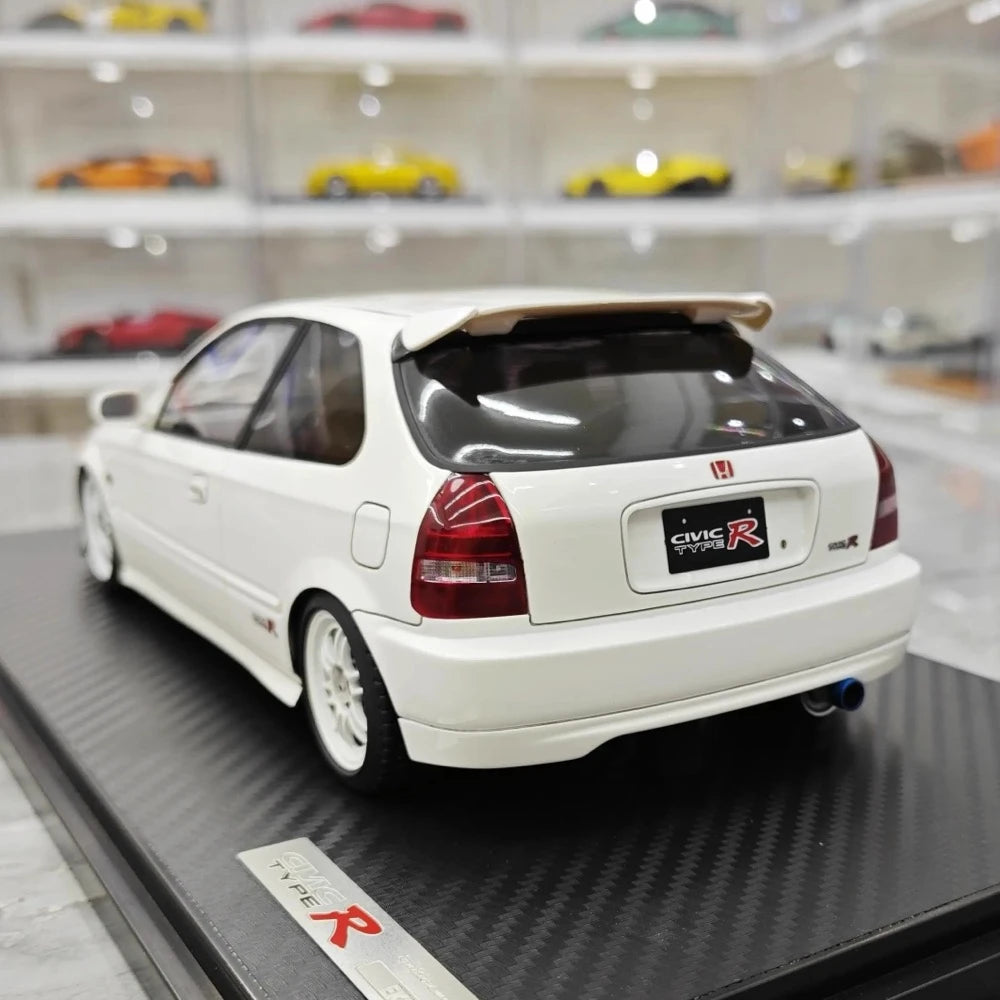 [Ignition] 1:18 Honda 1997 Civic Type R EK9 White Model Car Resin