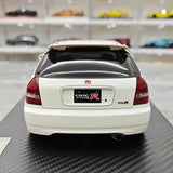 [Ignition] 1:18 Honda 1997 Civic Type R EK9 bianco modellino di auto resina