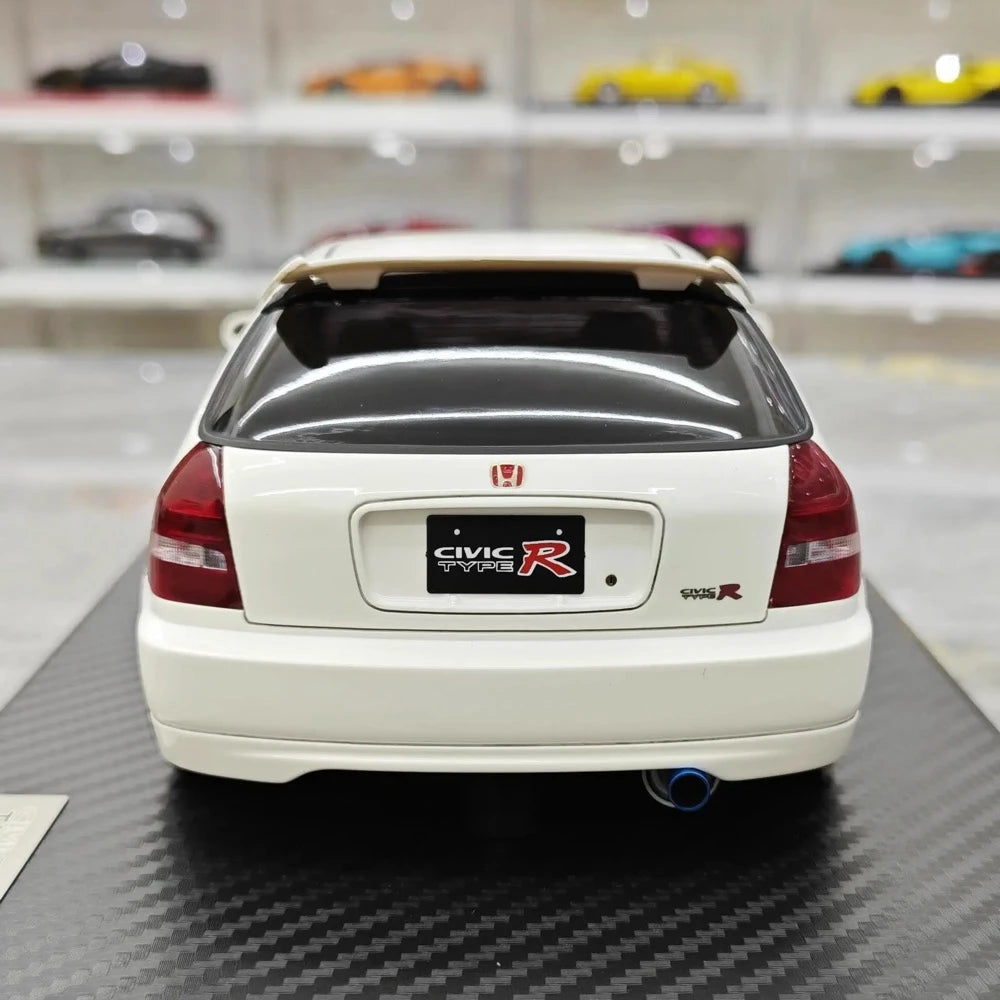 [Ignition] 1:18 Honda 1997 Civic Type R EK9 White Model Car Resin