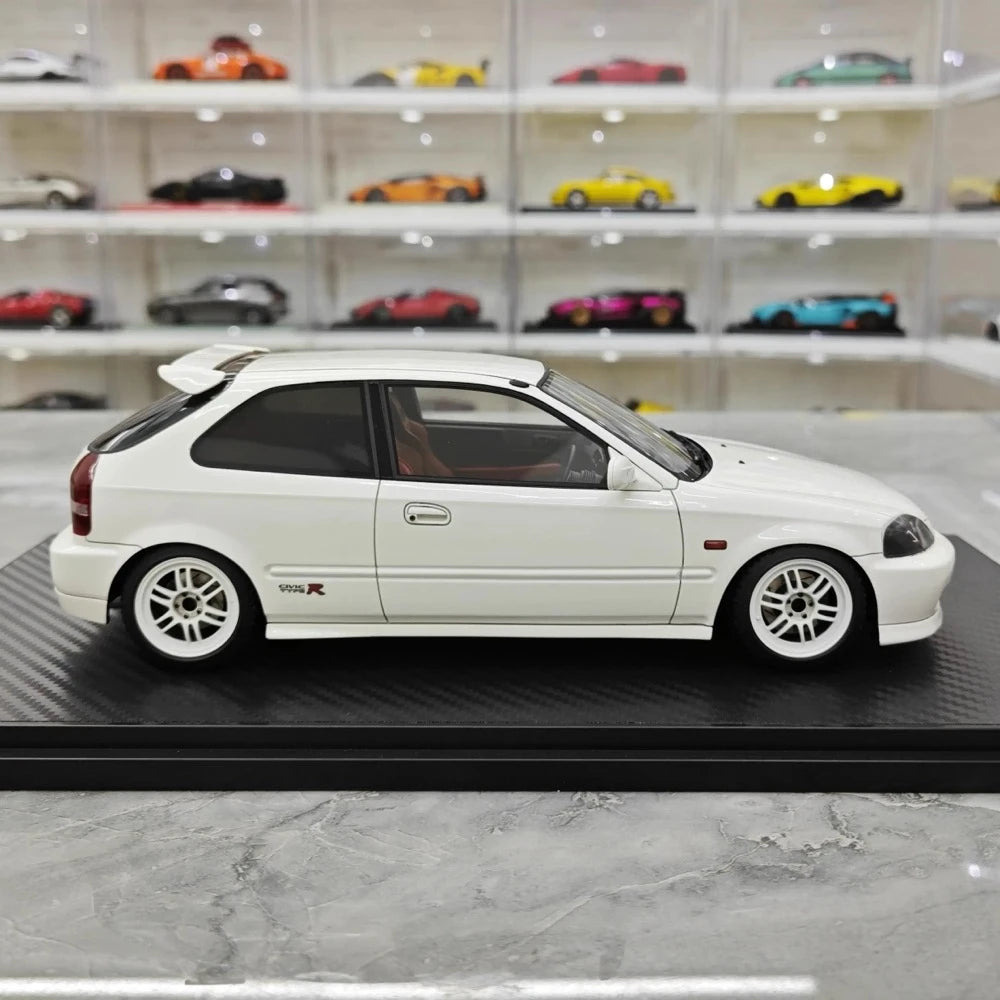 [Ignition] 1:18 Honda 1997 Civic Type R EK9 White Model Car Resin