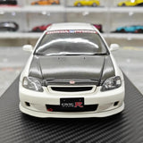 [Ignition] 1:18 Honda 1997 Civic Type R EK9 White & Black Model Car Resin