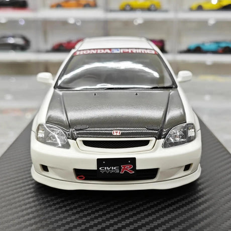 [Ignition] 1:18 Honda 1997 Civic Type R EK9 White & Black Model Car Resin