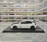 [Ignition] 1:18 Honda 1997 Civic Type R EK9 White & Black Model Car Resin