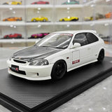 [Ignition] 1:18 Honda 1997 Civic Type R EK9 White & Black Model Car Resin