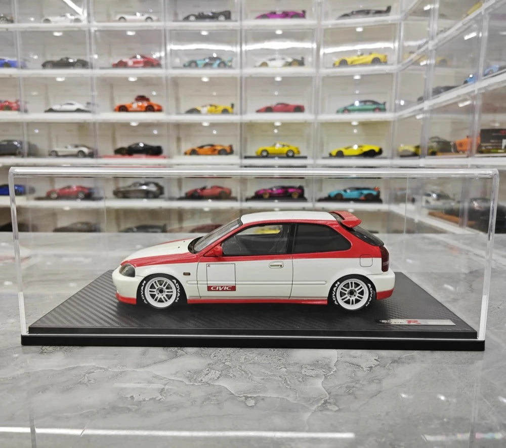 [Ignition] 1:18 Honda 1997 Civic Type R EK9 blanc & rouge voiture miniature Resin