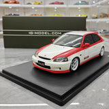 [Ignition] 1:18 Honda 1997 Civic Type R EK9 White & Red Model Car Resin