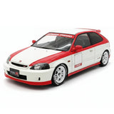[Ignition] 1:18 Honda 1997 Civic Type R EK9 White & Red Model Car Resin