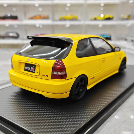 [Ignition] 1:18 Honda 1997 Civic Type R EK9 Yellow & Black Model Car Resin
