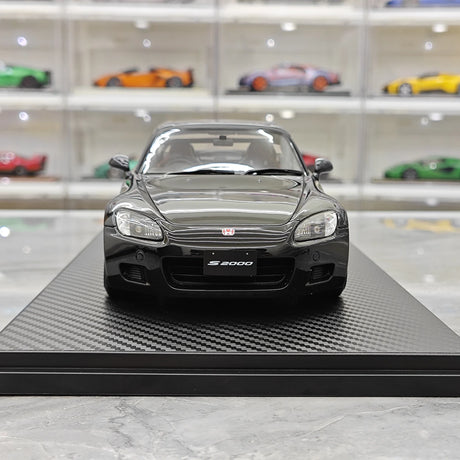 إشعال Honda 2000 S2000 (AP1) 1:18 الأسود – راتنج نموذجي قابل للجمع