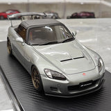 Sytytys Honda 2000 S2000 (AP1) Gun Metallic 1:18 – keräilyhartsimalli