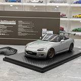 Sytytys Honda 2000 S2000 (AP1) Gun Metallic 1:18 – keräilyhartsimalli