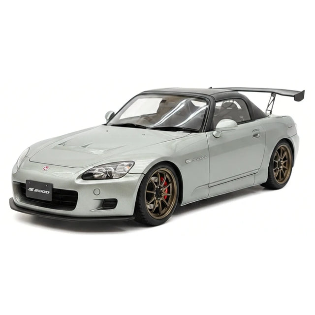Sytytys Honda 2000 S2000 (AP1) Gun Metallic 1:18 – keräilyhartsimalli