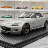 Sytytys Honda 2000 S2000 (AP1) Gun Metallic 1:18 – keräilyhartsimalli