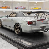 Sytytys Honda 2000 S2000 (AP1) Gun Metallic 1:18 – keräilyhartsimalli