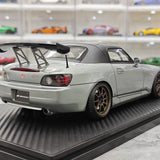 Sytytys Honda 2000 S2000 (AP1) Gun Metallic 1:18 – keräilyhartsimalli