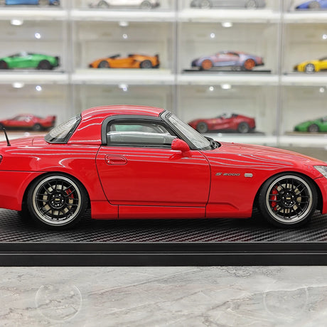 إشعال Honda 2000 S2000 (AP1) Red 1:18 – راتنج نموذجي قابل للجمع