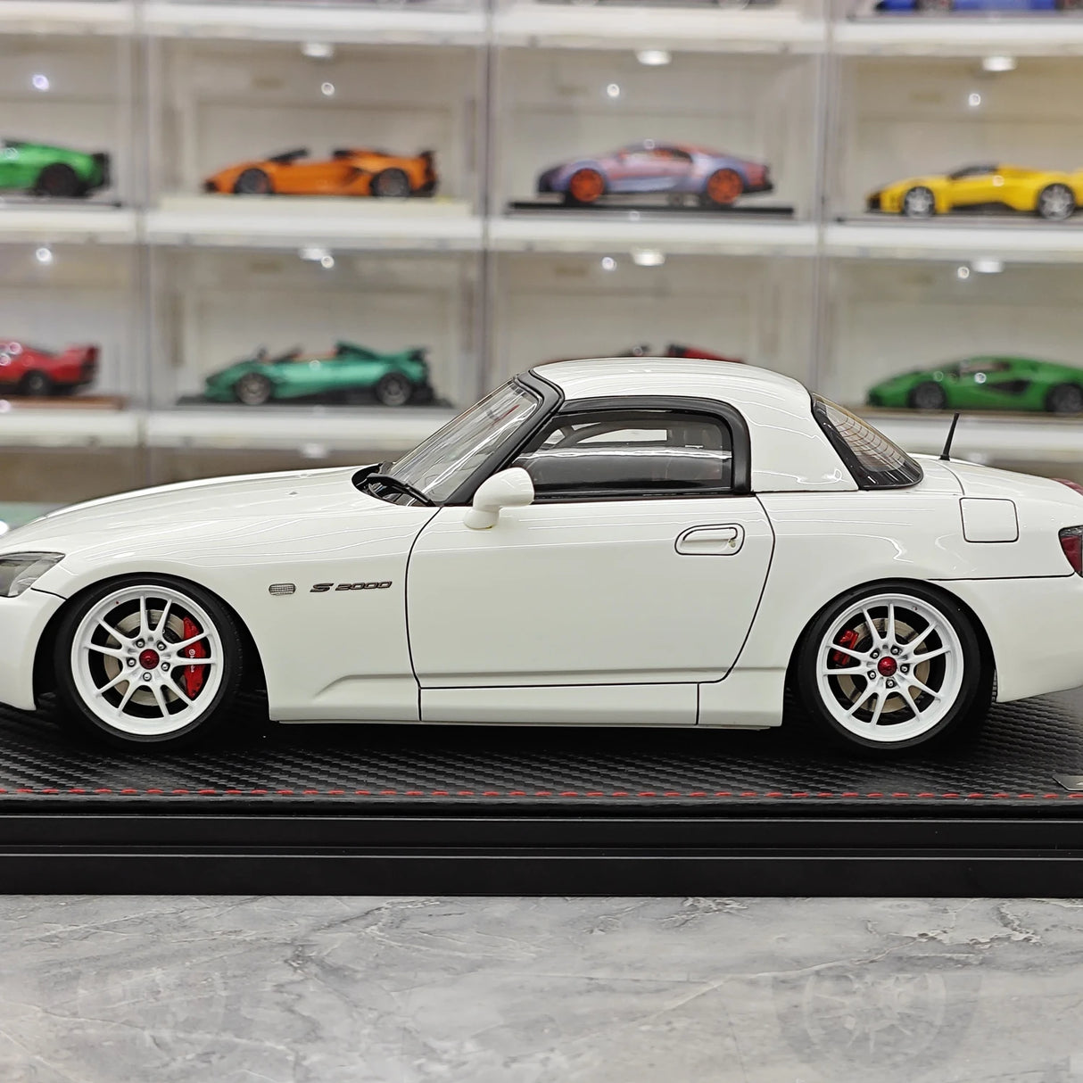 Ignition Honda 2000 S2000 (AP1) 1:18 bianco – Resina modello in resina collezionabile
