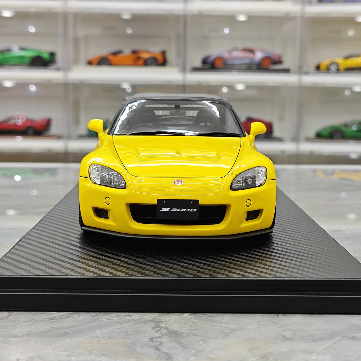 Ignition Honda 2000 S2000 (AP1) Giallo 1:18 – Resina modello in resina collezionabile