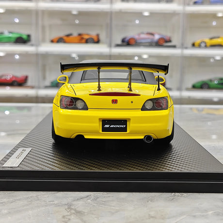 إشعال Honda 2000 S2000 (AP1) Yellow 1:18 – راتنج نموذجي قابل للجمع