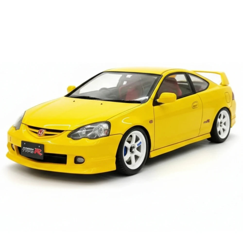 [Ignition] 1:18 Honda 2001 Integra Type R DC5 Yellow Model Car Resin