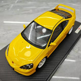 [Ignition] 1:18 Honda 2001 Integra Type R DC5 Yellow Model Car Resin