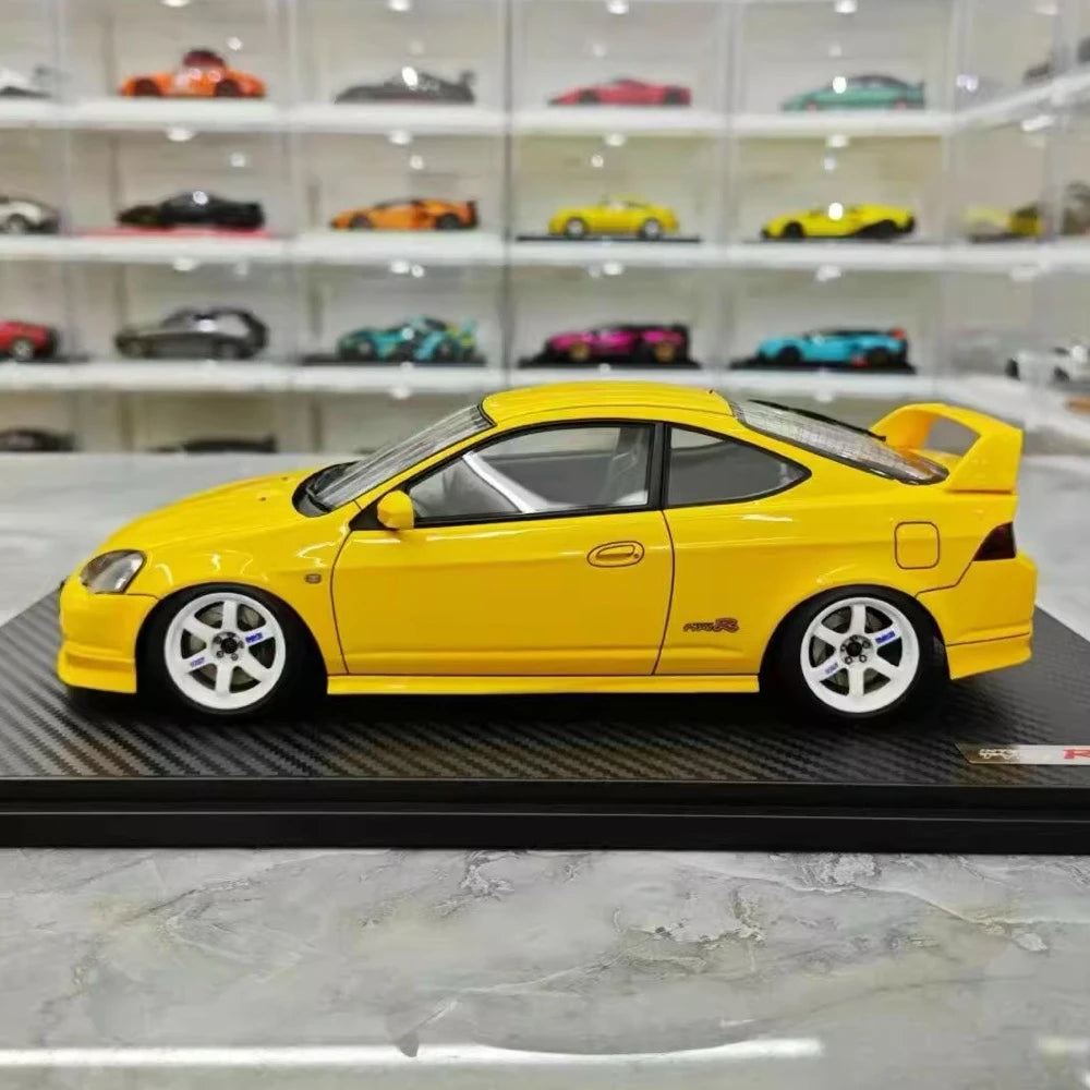 [Ignition] 1:18 Honda 2001 Integra Type R DC5 Yellow Model Car Resin