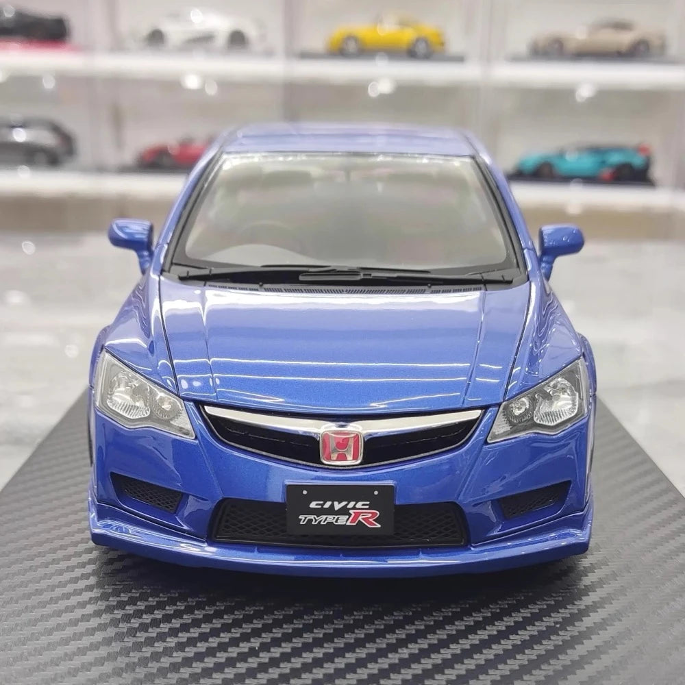 [Ignition] 1:18 Honda 2007 Civic Type R FD2 JDM Blue Model Car Resin