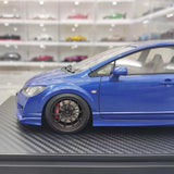 [Ignition] 1:18 Honda 2007 Civic Type R FD2 JDM Blue Model Car Resin