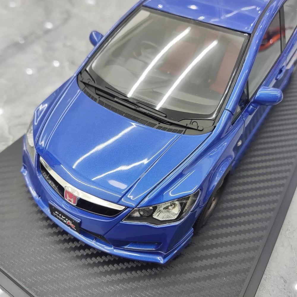 [Ignition] 1:18 Honda 2007 Civic Type R FD2 JDM Blue Model Car Resin