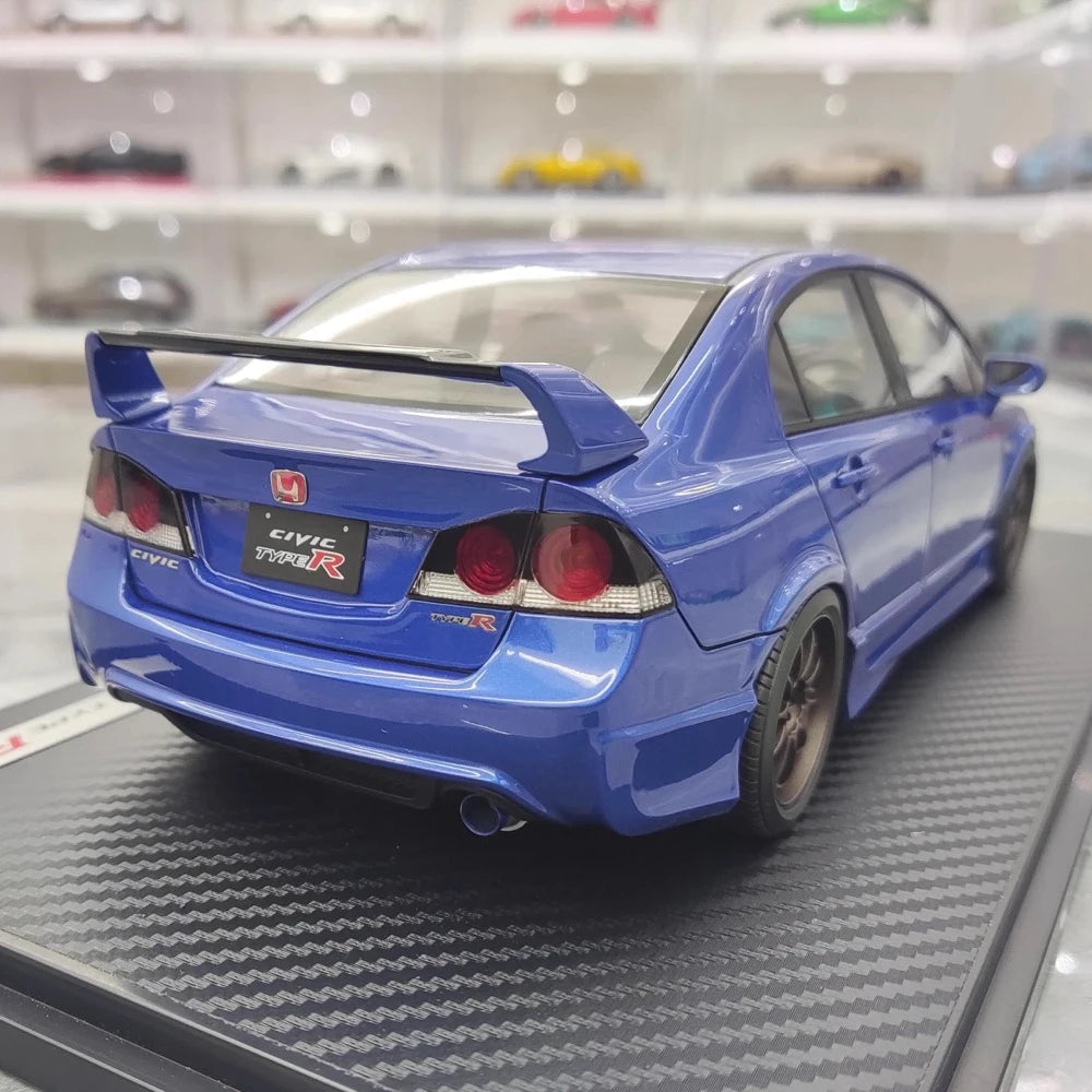 [Ignition] 1:18 Honda 2007 Civic Type R FD2 JDM Blue Model Car Resin